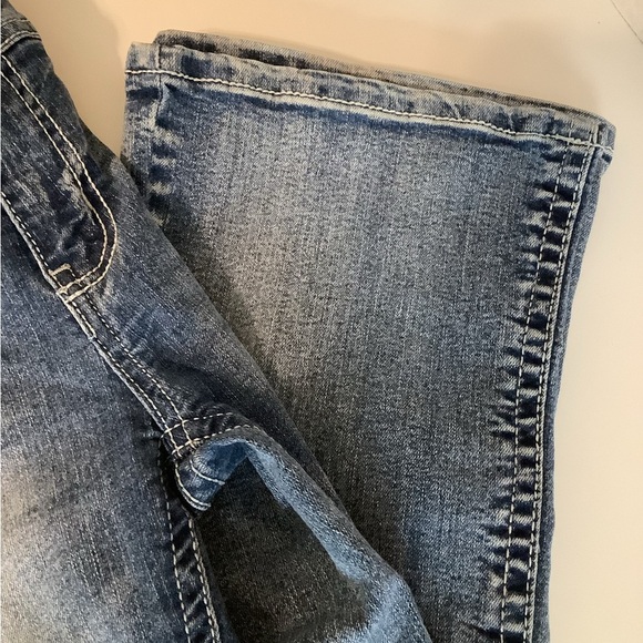 Wallflower The Luscious Curvy Fit Blue Boot Cut Jeans Size 9 Preloved - Picture 3 of 6